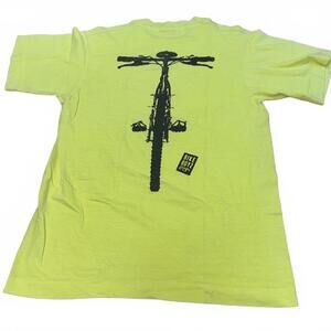 Vintage Single Stitch Bike Boyz Neon Yellow BMX Graphic Tee Medium